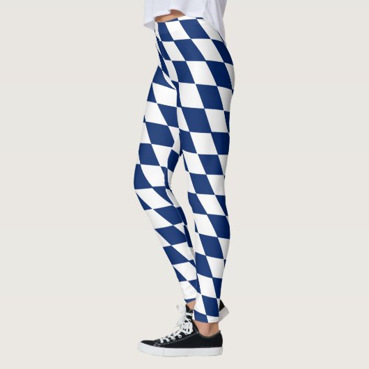 Bayerisches Flaggenmuster Leggings (Links)