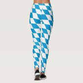 Bayerisches Flaggenmuster Leggings (Rückseite)