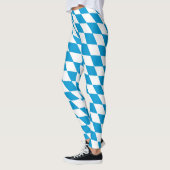 Bayerisches Flaggenmuster Leggings (Links)