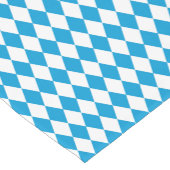 Bayerisches Flaggenmuster Oktoberfest Kurzer Tischläufer (Ecke)