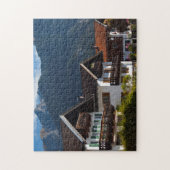 Bayerisches Graffito-Gebäude Puzzle (Vertikal)