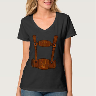 Bayerisches Lederhosenkostüm für Festprost T-Shirt