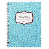 Bayerisches Muster Notizblock (Vorderseite)