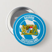 Bayerisches RundEmblem Button (Vorne & Hinten)