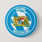 Bayerisches RundEmblem Button (Vorderseite)