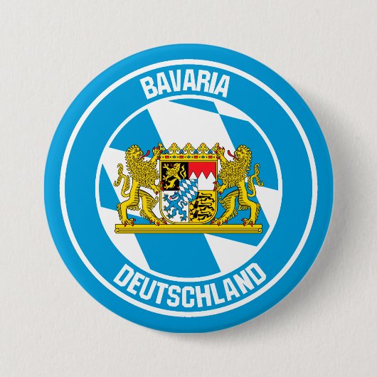 Bayerisches RundEmblem Button (Vorderseite)