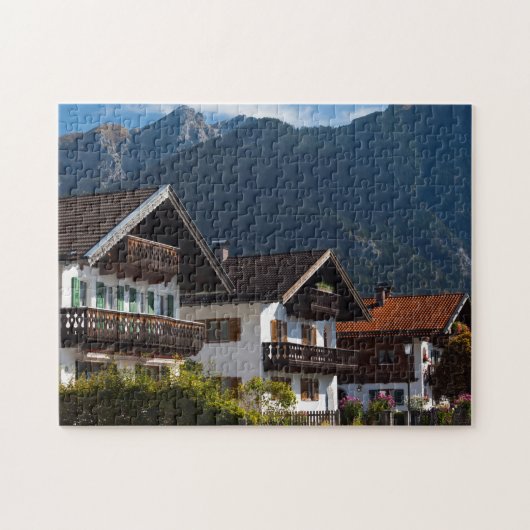 Bayerisches Sgraffito-Haus Puzzle (Horizontal)