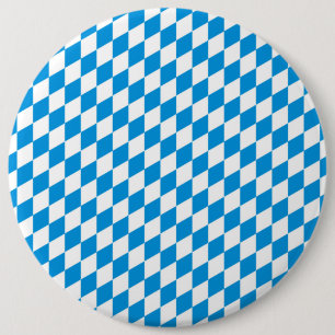 Bayerisches Staatsgebiet - Flaggenfarben Muster Button