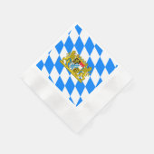 Bayerisches Wappen Serviette (Ecke)