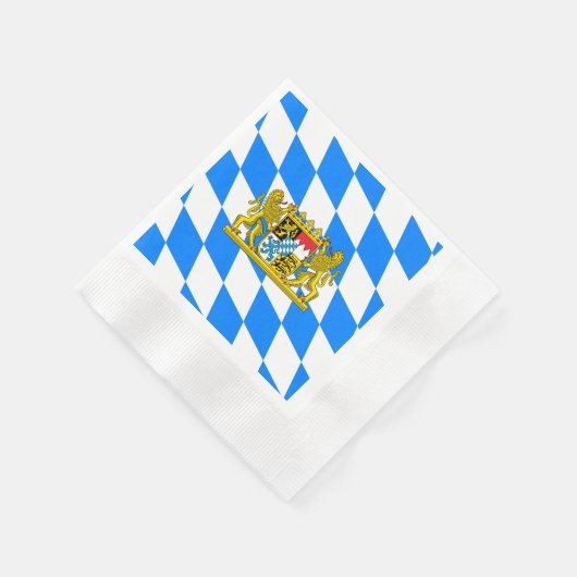 Bayerisches Wappen Serviette (Ecke)