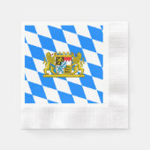Bayerisches Wappen Serviette (Vorderseite)