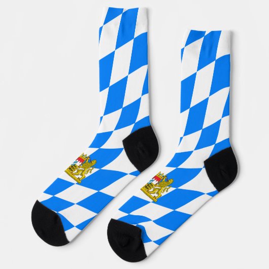 Bayerisches Wappen Socken (Linkes Detail)