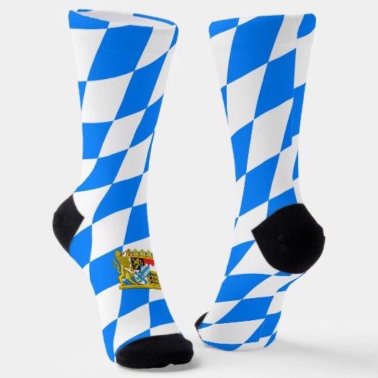 Bayerisches Wappen Socken (Gewinkelt)