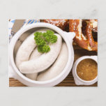 Bayerisches Weißwurstfrühstück Postkarte<br><div class="desc">bavarian weisswurst Frühstück © und ® Bigstock® - Alle Rechte vorbehalten.</div>