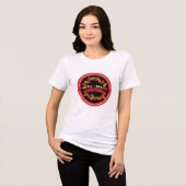 Bayern-Abzeichen Tri-Blend Shirt (Vorderseite voll)