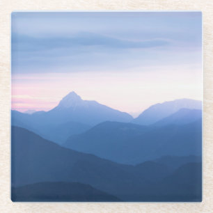 Bayern-Alpen Herzogstand Glasuntersetzer