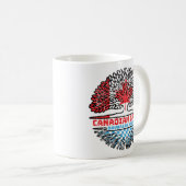Bayern Bayerisches Kanadisches Baumrottflagge Kaffeetasse (VorderseiteRechts)