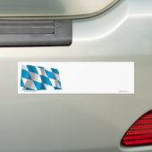 Bayern-/Bayern-Flagge (Lozengy Version) Autoaufkleber (Auf Auto)