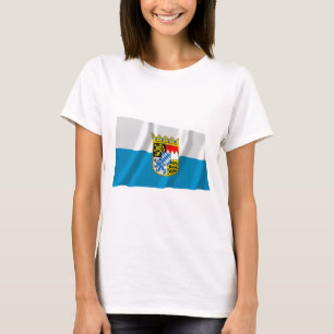 Bayern-/Bayern-Flagge mit den Armen T-Shirt