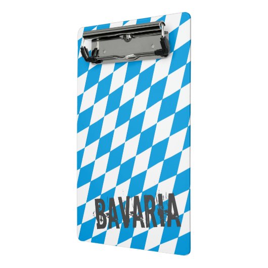 Bayern Deutschland Diamantflaggendesign Mini Klemmbrett (Gewinkelt2)
