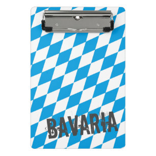 Bayern Deutschland Diamantflaggendesign Mini Klemmbrett