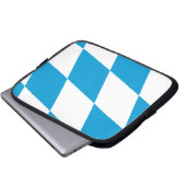 Bayern, Deutschland-Flagge - Laptop-Sieb Laptopschutzhülle (Vorne Knopf)