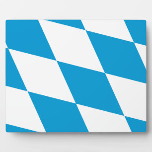 Bayern, Deutschland-Flaggenebene Fotoplatte