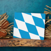 Bayern, Deutschland-Flaggenebene Fotoplatte (Seite)