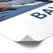 Bayern Deutschland Reisen Print Poster (Ecke)