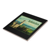 Bayern Deutschland Schloss Neuschwanstein Fliese (Seite)