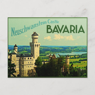 Bayern Deutschland Schloss Neuschwanstein Postkarte