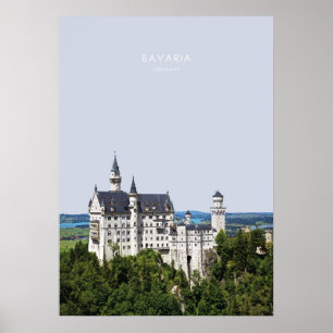 Bayern, Deutschland Travel Artwork. Poster