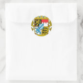 Bayern (Deutschland) Wappen Runder Aufkleber (Tasche)