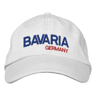Bayern* Deutschland Weißer Baseballkap Bestickte Kappe