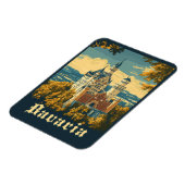 Bayern entdecken: Schloss Neuschwanstein Magnet (Linke Seite)