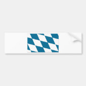 Bayern-Flagge Autoaufkleber (Vorne)