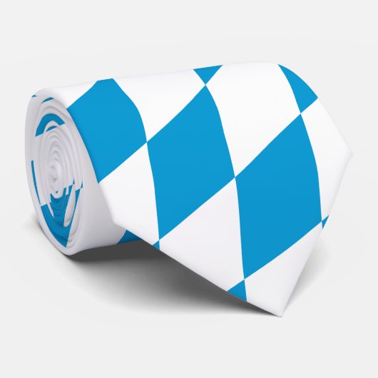 Bayern-Flagge Krawatte (Gerollt)
