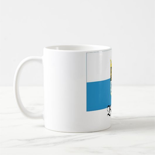 Bayern-Flaggen-Bayern Kaffeetasse (Links)