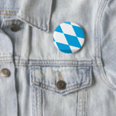Bayern-Flaggen-Edelstein Button (Beispiel)