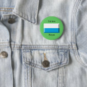 Bayern-Flaggen-Edelstein Button (Beispiel)