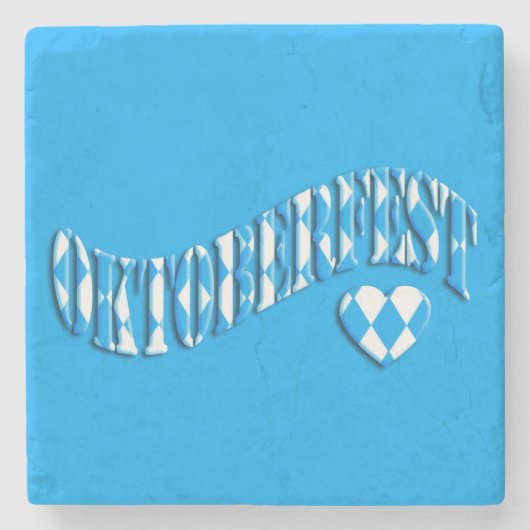 Bayern German Beer Festival Logo Oktoberfest Steinuntersetzer (Vorderseite)