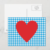 Bayern Herz Bayern Postkarte (Vorne/Hinten)