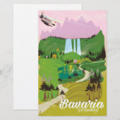 Bayern Landschaftspflege Briefpapier (Vorne/Hinten)