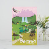 Bayern Landschaftspflege Briefpapier (Stehend Vorderseite)
