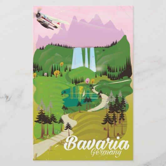 Bayern Landschaftspflege Briefpapier (Vorderseite)