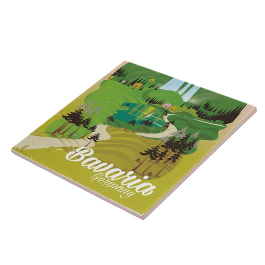 Bayern Landschaftspflege Fliese (Seite)