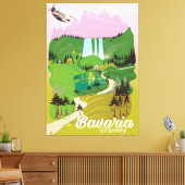 Bayern Landschaftspflege Leinwanddruck (Insitu (Wohnzimmer))