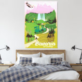 Bayern Landschaftspflege Leinwanddruck (Insitu (Schlafzimmer))