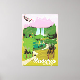 Bayern Landschaftspflege Leinwanddruck