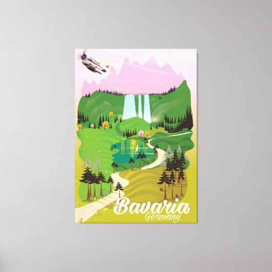 Bayern Landschaftspflege Leinwanddruck (Vorderseite)